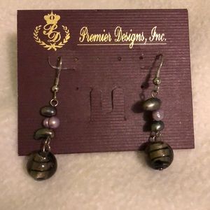 Retired Premier Design beaded earrings